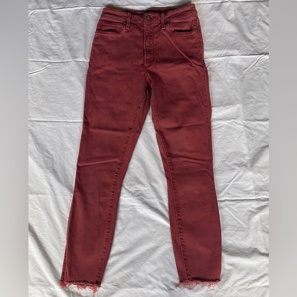Abercrombie Red Skinny Jeans - Picture 1 of 4